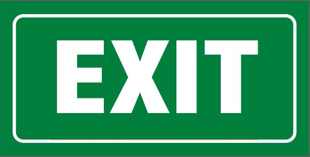 Exit/Evacuation Sign Boards